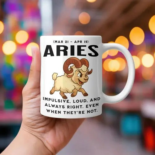 Memories In Craft Sarcastic Coffee Cup Sarcastic Aires - Coffee Cup Sarcastic Aires - Coffee Cup - Memories In Craft