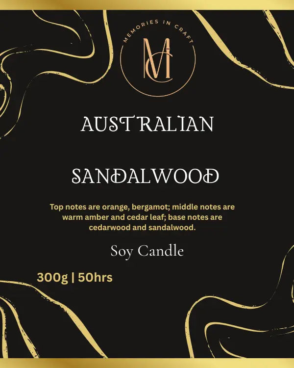 Australian Sandalwood Memories In Craft