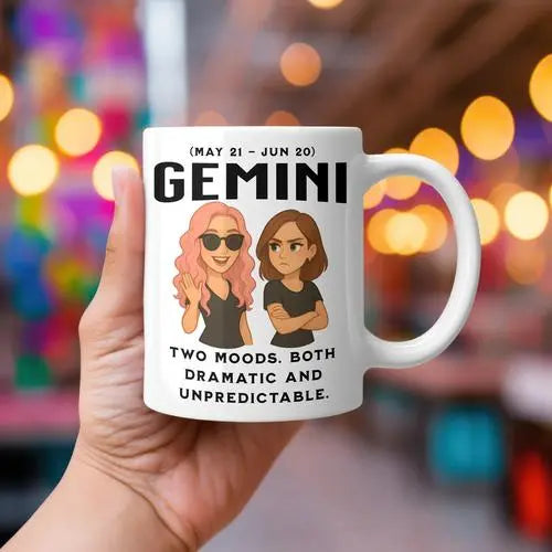 Memories In Craft Sarcastic Coffee Cup Sarcastic Gemini - Coffee Cup Sarcastic Gemini - Coffee Cup - Memories In Craft