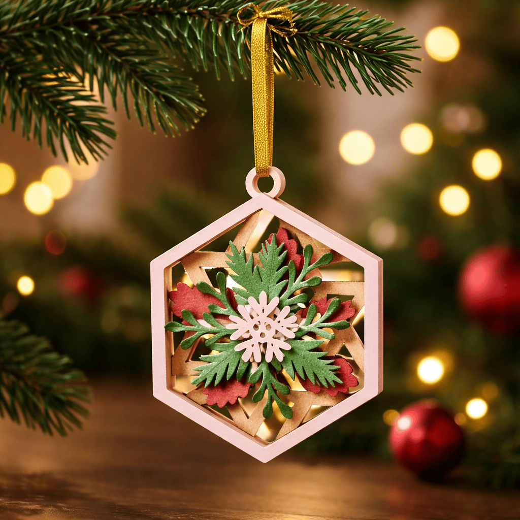 Memories In Craft Christmas Tree Ornament Christmas Tree Ornament β Snowflake Snowflake Christmas Tree Ornament | Memories In Craft