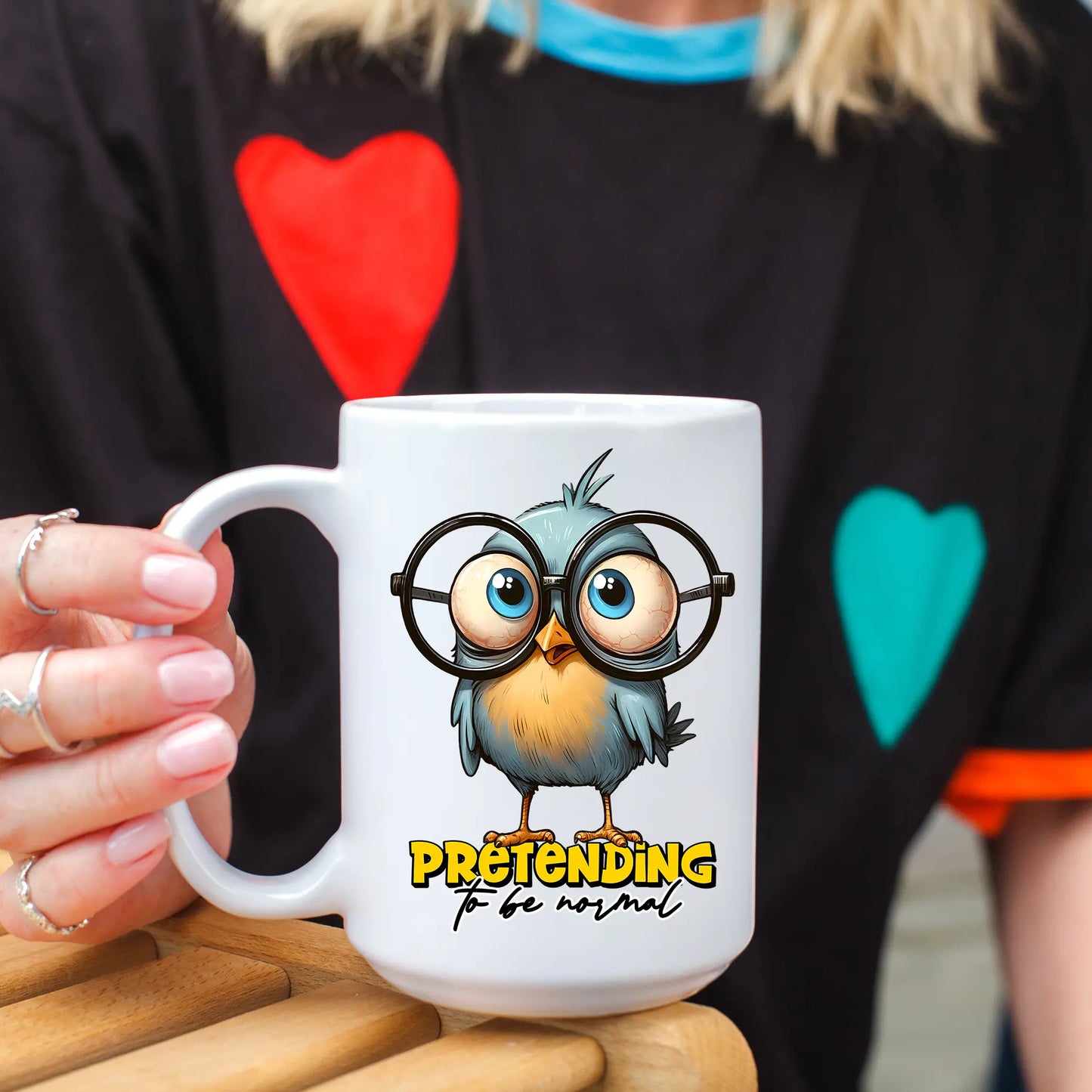 Pretending to be normal - Coffee Cup Memories In Craft