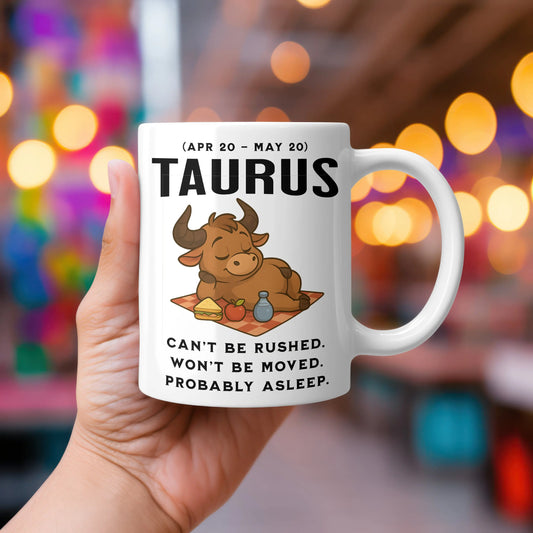 Memories In Craft Coffee Cup Because You Were Born Stubborn, Not Sorry Taurus Coffee Cup Sarcastic Taurus Coffee Cup | 11oz & 15oz | Funny Zodiac Mug