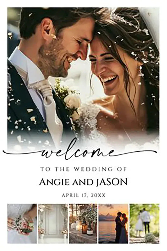 Memories In Craft UV Wedding & Engagement Signs UV Photo Wedding Welcome Sign UV Photo Wedding Welcome Sign | Memories In Craft