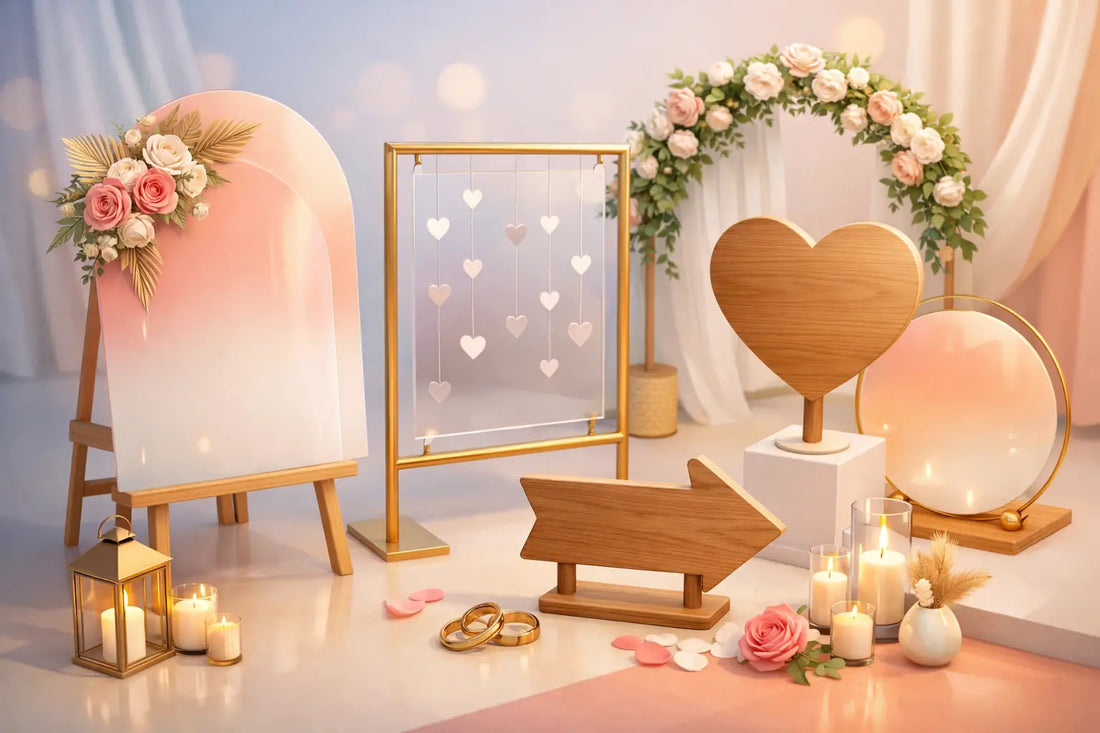 How Personalized Wedding Signs Set the Tone