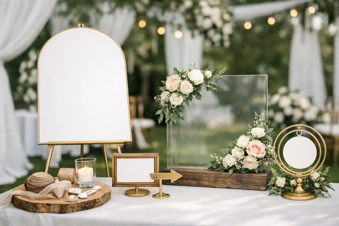 12 Best Wedding Sign Accessories for a Polished Day
