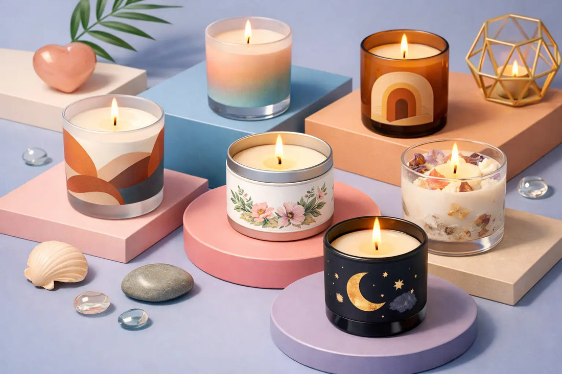 11 Custom Name Candle Label Design Ideas