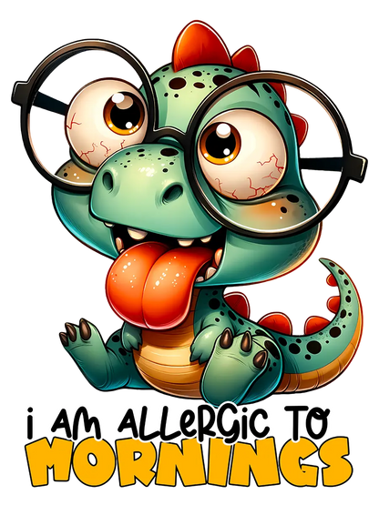 I'm alergic to Mornings - Coffee Cup Memories In Craft