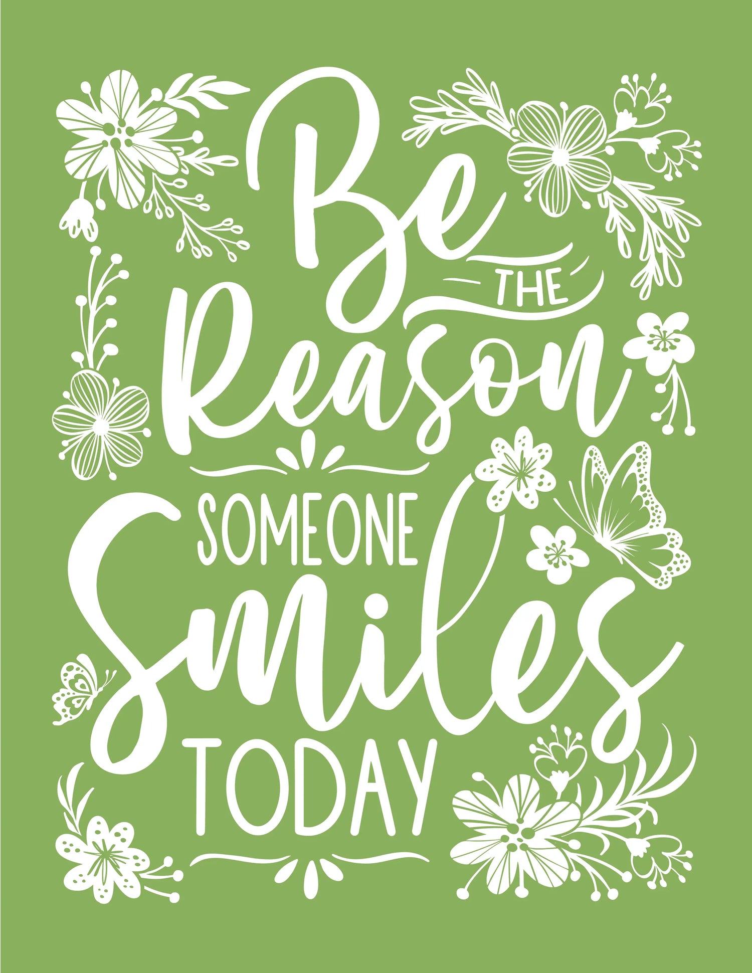 Be The Reason Someone Smiles Today – Art & Craft Stencil Memories In Craft