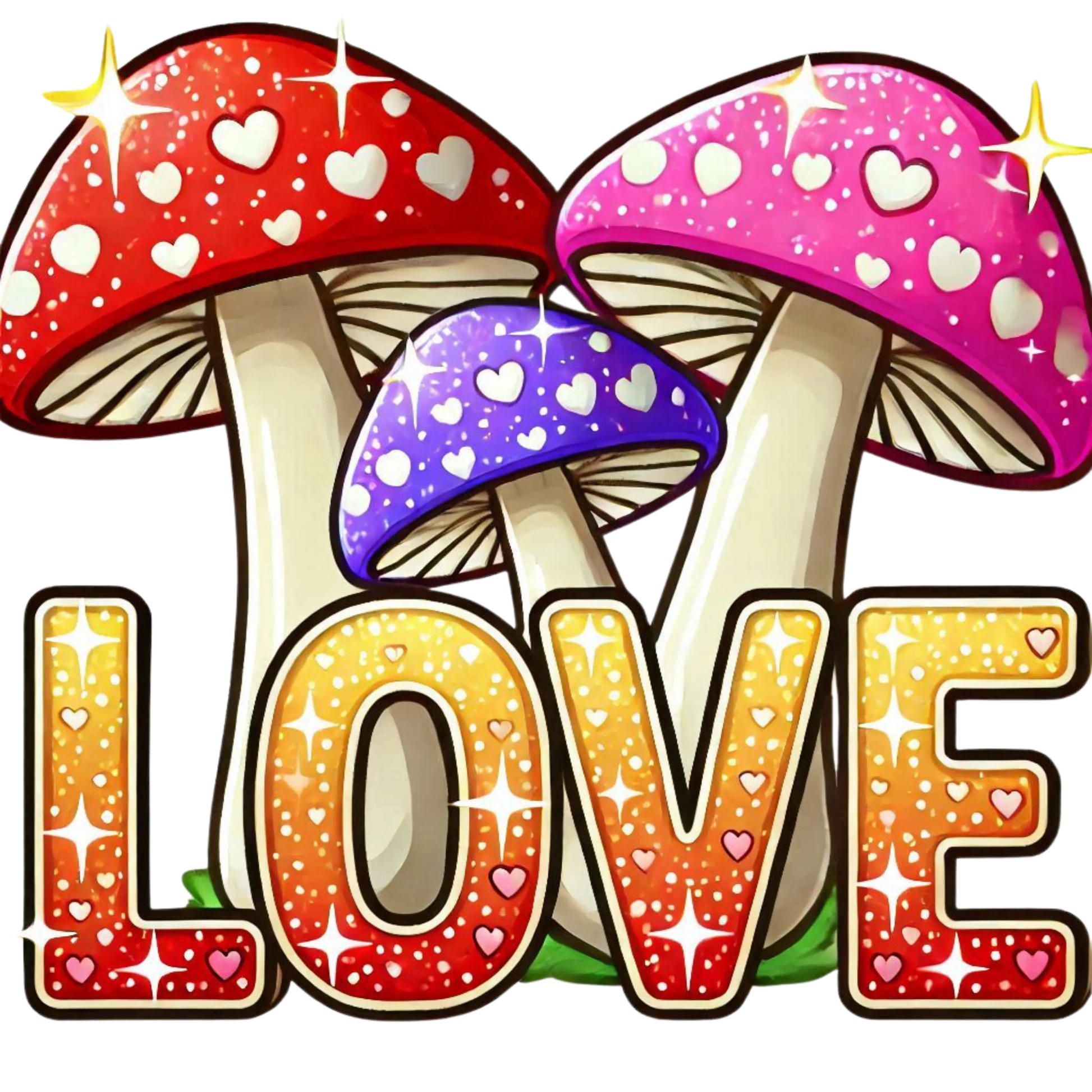 Love Mushrooms Valentines T -shirt Memories In Craft