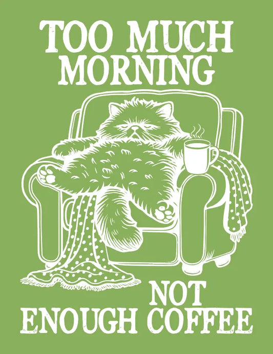 Too Much Morning, Not Enough Coffee — Craft Stencil Memories In Craft