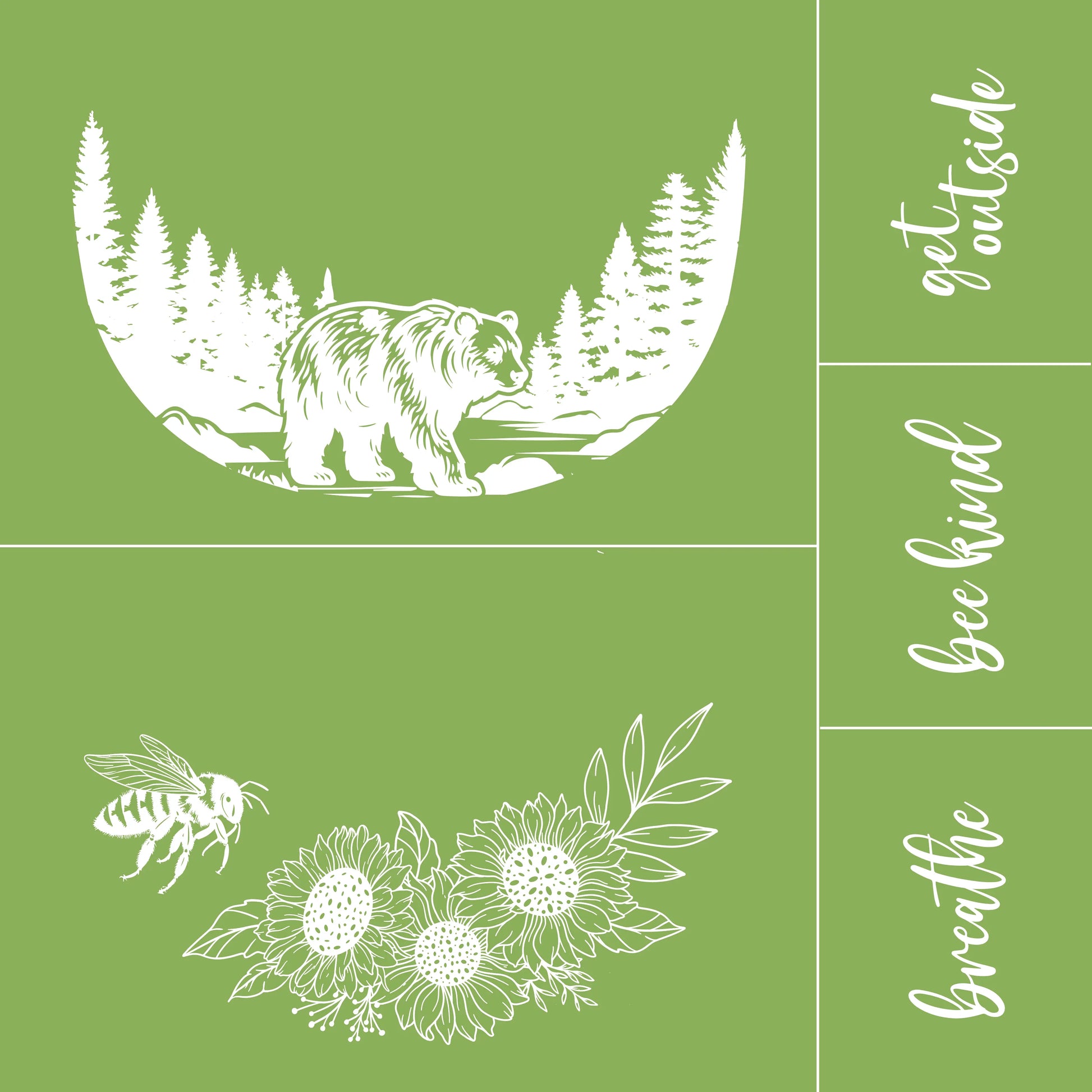 Get Outside – Art & Craft Stencil Memories In Craft