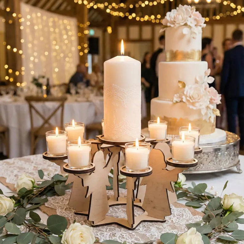 Angel Centerpiece - Bride & Groom Table