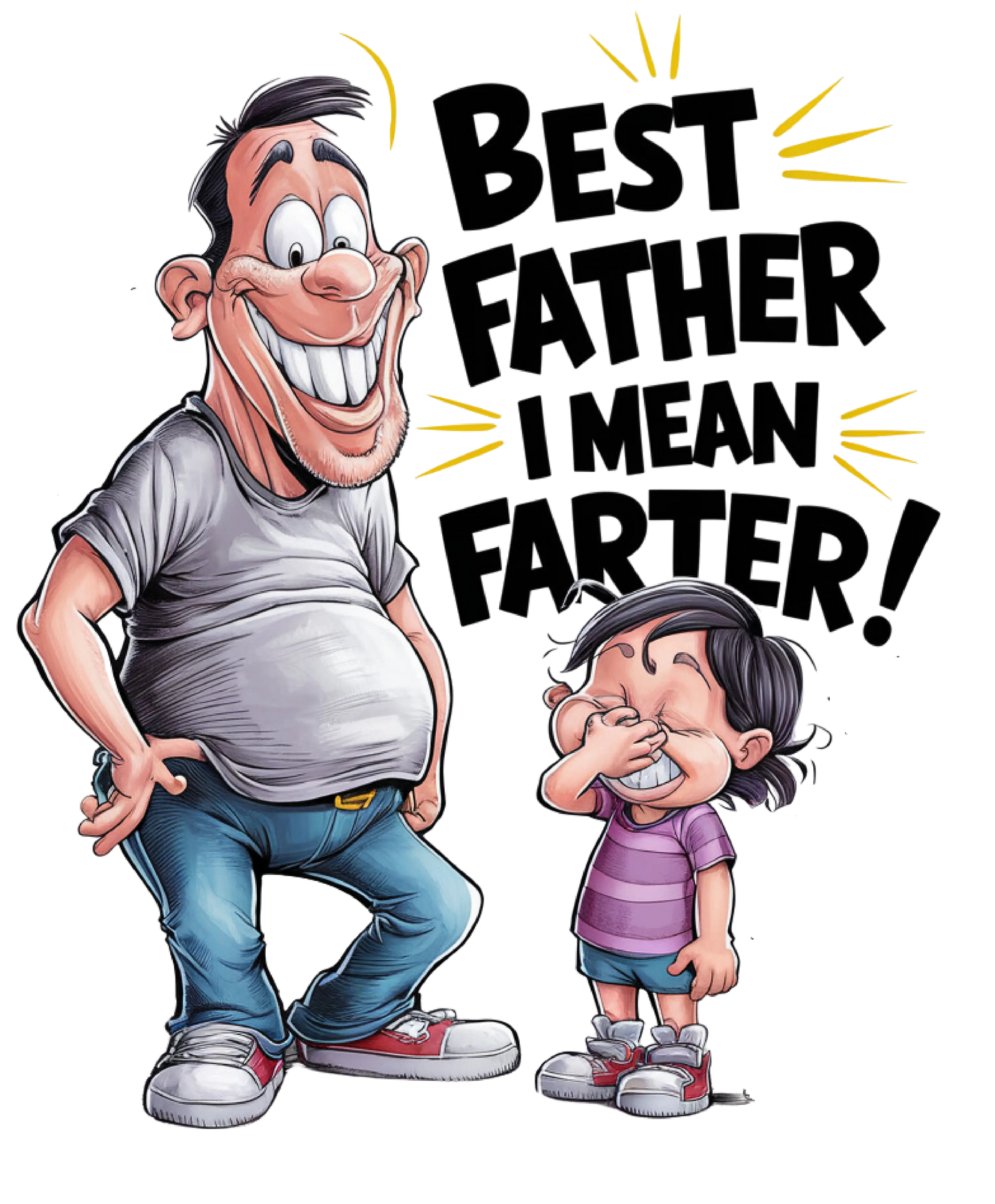 Memories In Craft Gift For the Dad Who Owns Every Room He Walks Into Funny Dad Gift - The Best Farther I Mean Farter | Memories In Craft