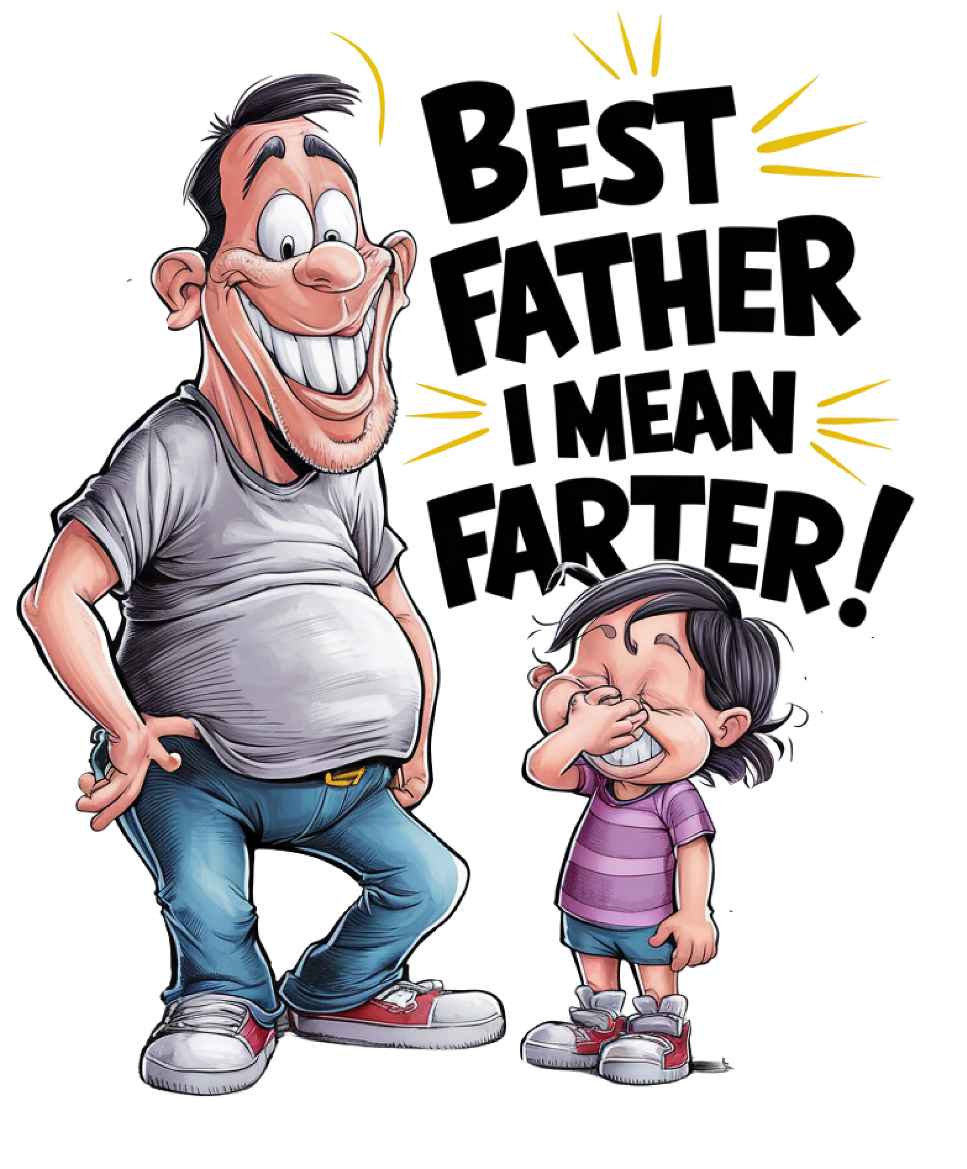 Memories In Craft Gift For the Dad Who Owns Every Room He Walks Into Funny Dad Gift - The Best Farther I Mean Farter | Memories In Craft