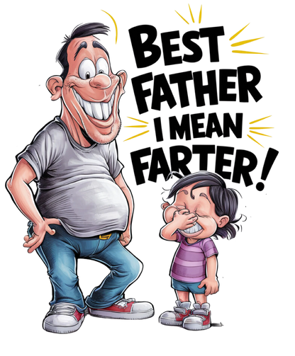 Memories In Craft Gift For the Dad Who Owns Every Room He Walks Into Funny Dad Gift - The Best Farther I Mean Farter | Memories In Craft