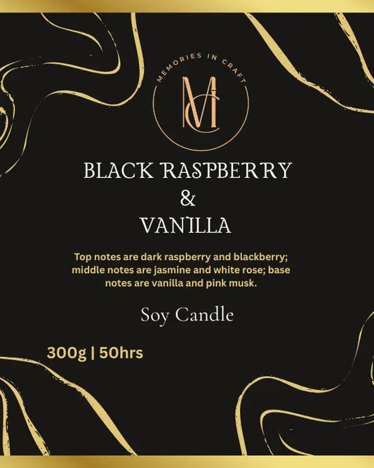 Black Raspberry & Vanilla Memories In Craft