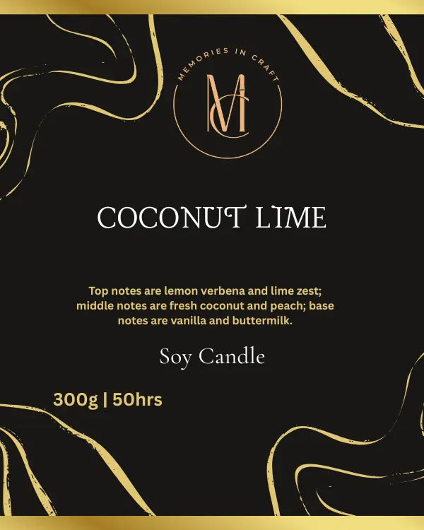 Coconut Lime Memories In Craft