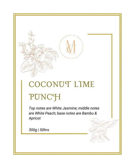 Coconut Lime Punch Memories In Craft