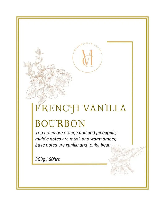 French Vanilla Bourbon Memories In Craft