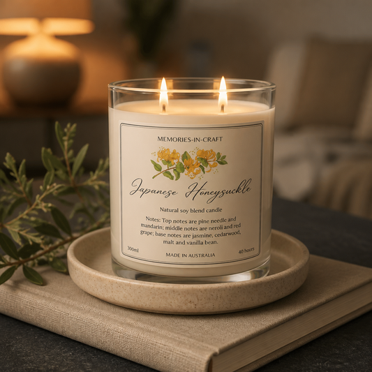 Japanese Honeysuckle Scented Candle