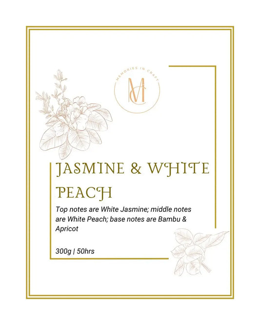 Jasmin & White Peach Memories In Craft