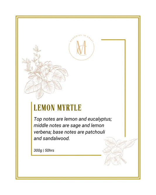 Lemon Myrtle Memories In Craft