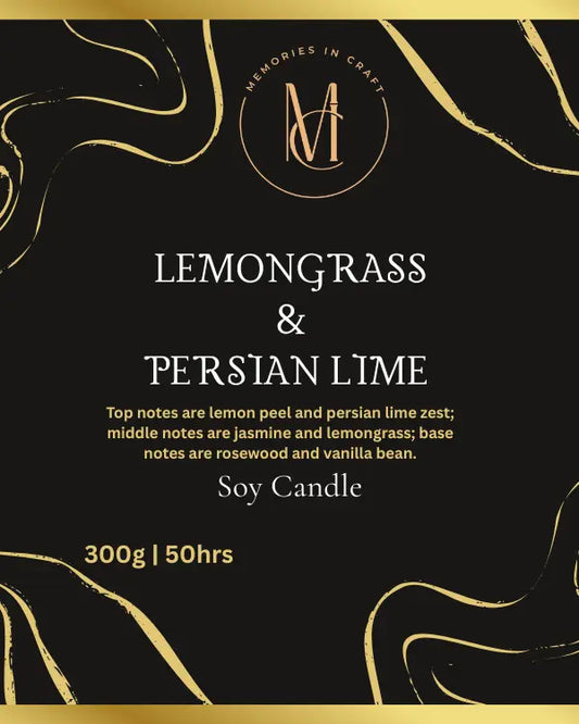 Lemongrass & Persian Lime Memories In Craft