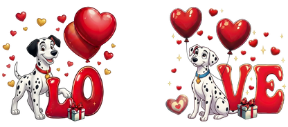 Pongo and Perdita Romantic Couple Coffee Cups Twin Cups Memories In Craft