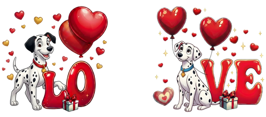 Pongo and Perdita Romantic Couple Coffee Cups Twin Cups Memories In Craft