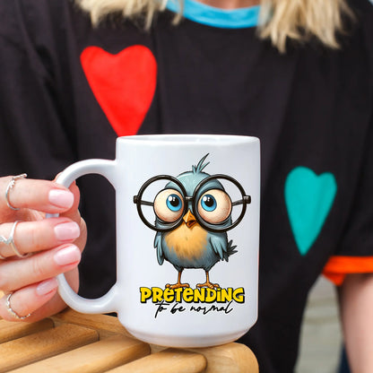 Pretending to be normal - Coffee Cup Memories In Craft