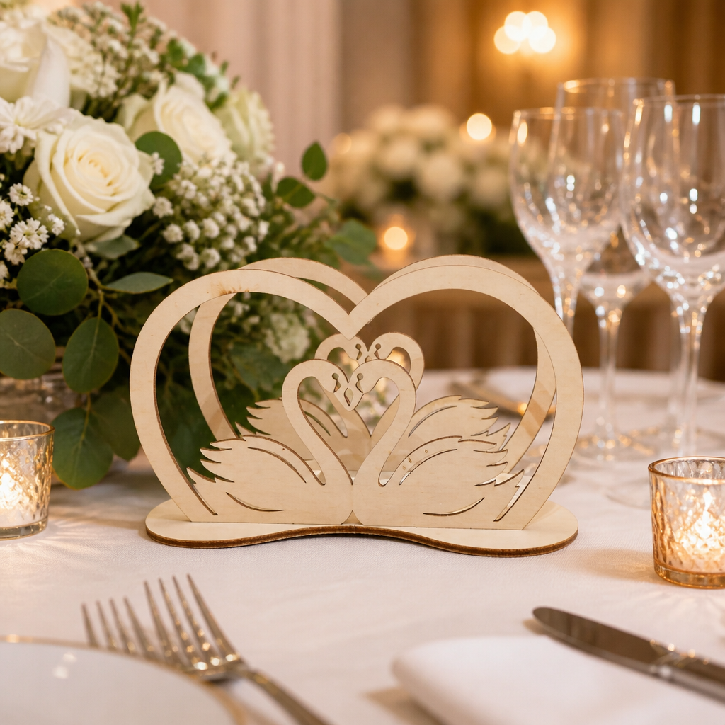 Swans Napkin Holder
