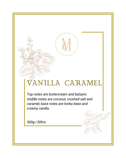 Vanilla Caramel Memories In Craft
