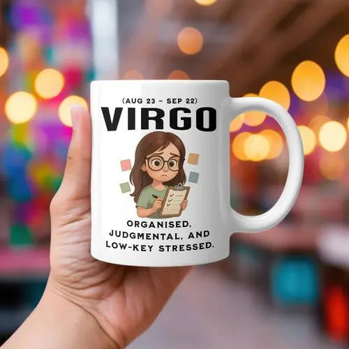 Memories In Craft Sarcastic Coffee Cup Sarcastic Virgo Coffee Cup - Funny Zodiac Astrology Mug Gift Sarcastic Virgo Coffee Cup | Funny Zodiac Astrology Mug Gift Australia
