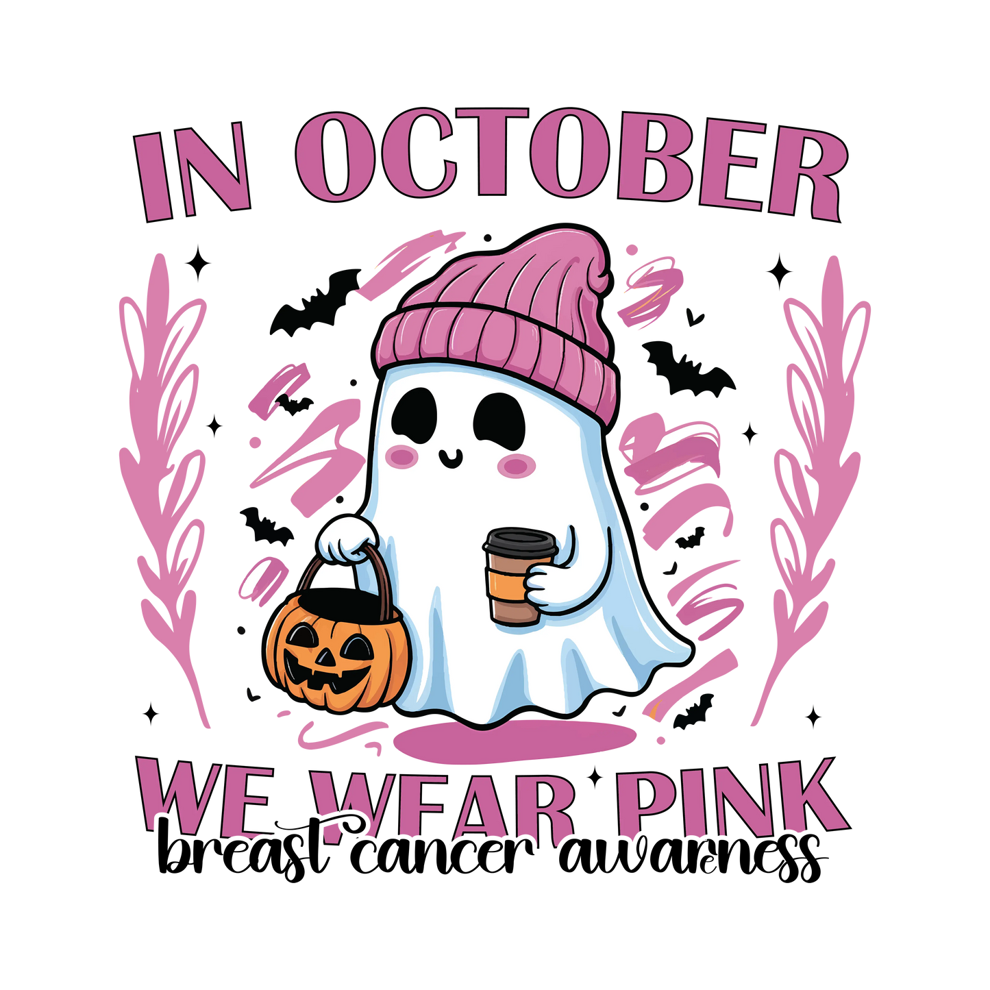 We Wear Pink Cancer Awareness T-Shirt - Version 1 Memories In Craft