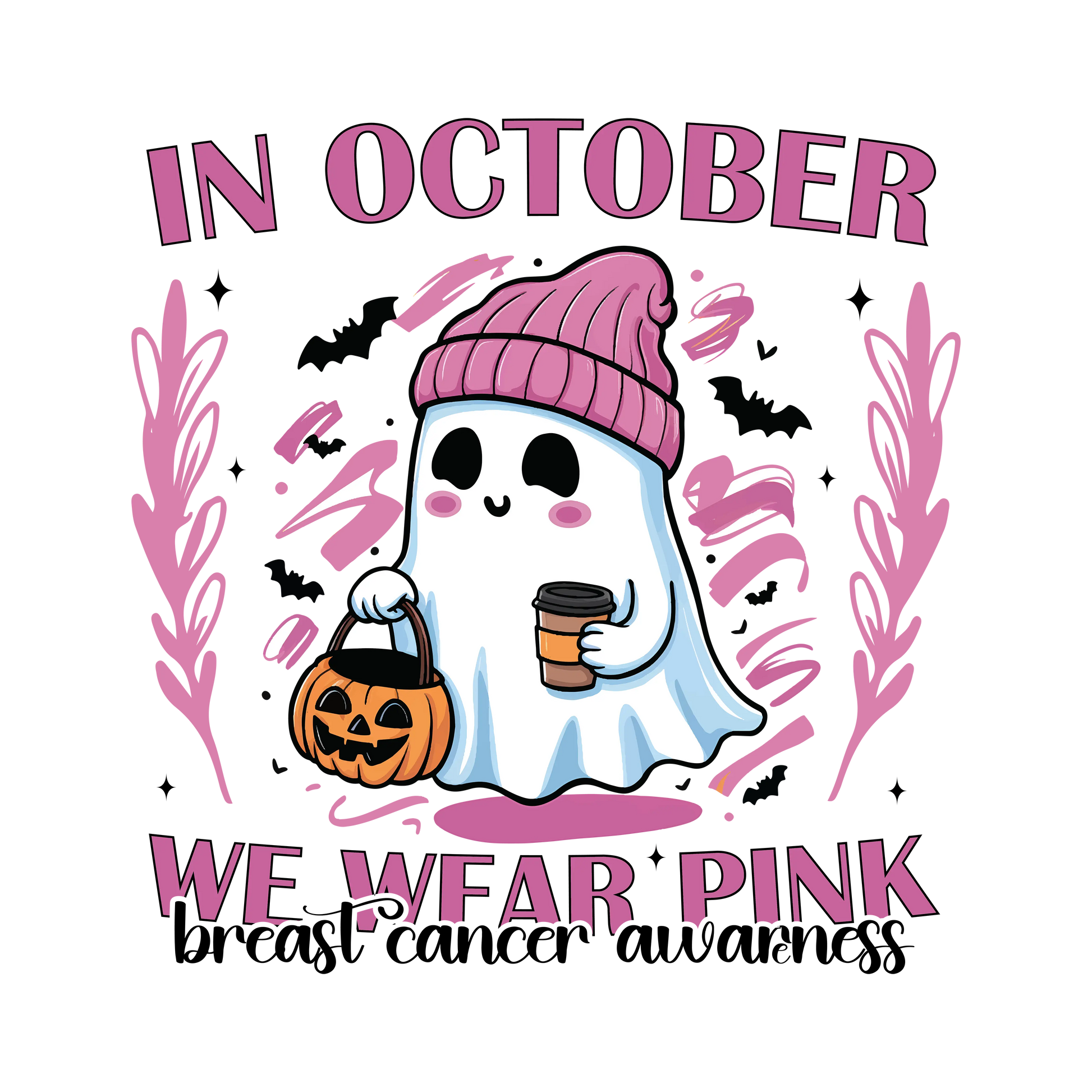 We Wear Pink Cancer Awareness T-Shirt - Version 1 Memories In Craft