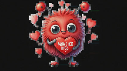 Valentine's Monster Hugs - Personalized Valentine's Day T-Shirt Gift