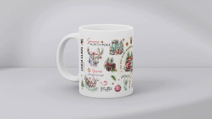 Santa Clause Merry & Bright - Coffee Cup