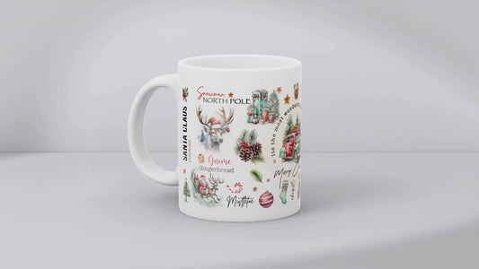 Santa Clause Merry & Bright - Coffee Cup