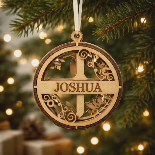 Personalised Christmas Ornament with Custom Name