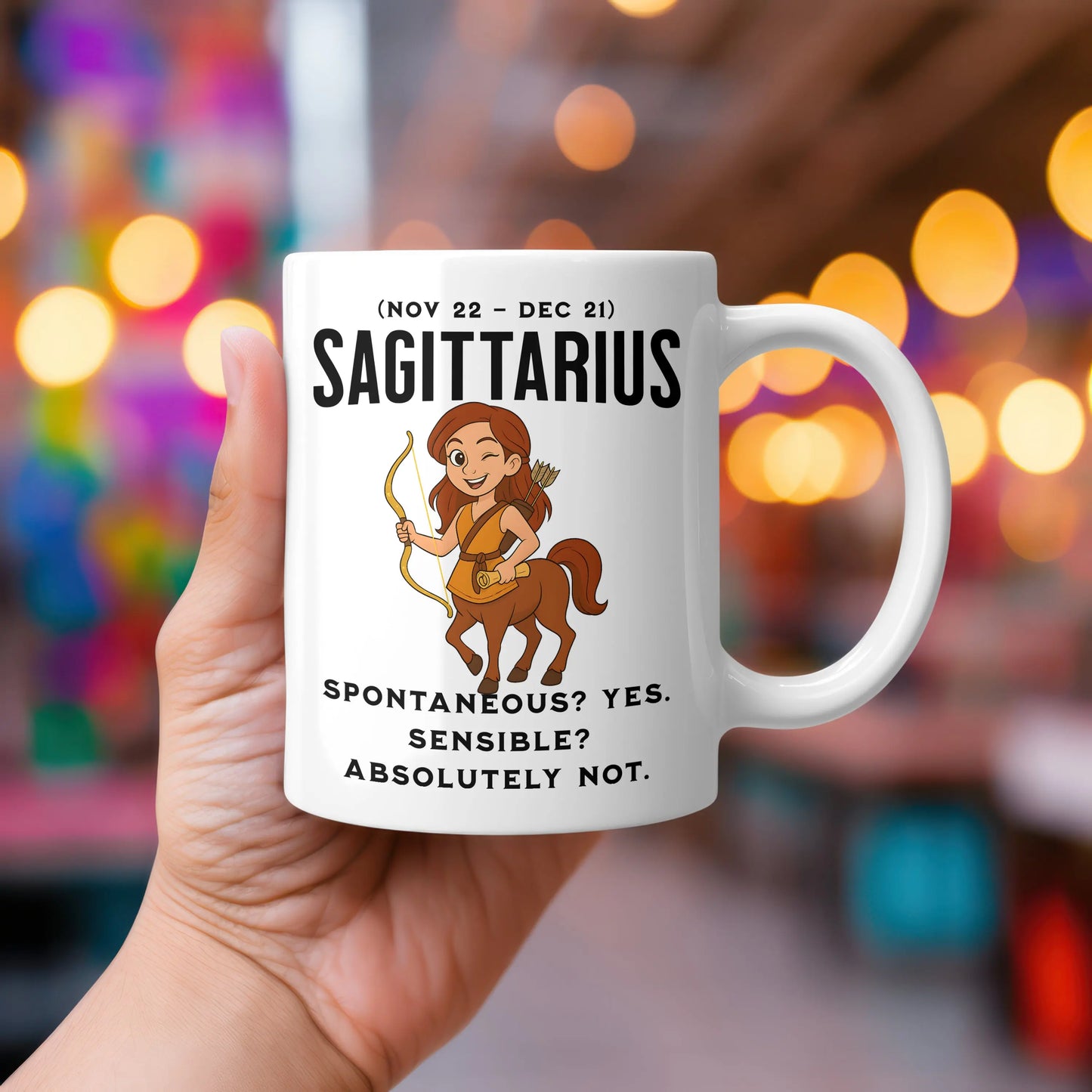 Memories In Craft Coffee Cup Sarcastic Star Sign Sagittarius Coffee Cup | 11oz & 15oz Sarcastic Sagittarius Coffee Cup | Funny Zodiac Mug 11oz & 15oz